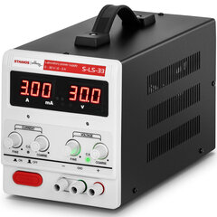 Laboratorinio aptarnavimo maitinimas 0-30 V 0-3 A DC 125 W LED kaina ir informacija | Maitinimo šaltiniai | pigu.lt