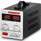 Laboratorinio aptarnavimo maitinimas 0-30 V 0-10 A DC 300 W LED цена и информация | Maitinimo šaltiniai | pigu.lt