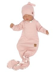 Пижама для новорожденных Kraukšķis, розовая цена и информация | Пижамы, халаты для девочек | pigu.lt