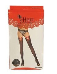 Tinklinės kojinės Fantasy Han L866, juodos kaina ir informacija | Pėdkelnės | pigu.lt
