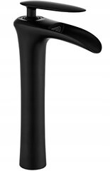 Mexen Lyra высокий смеситель для раковины, черный цена и информация | Смесители | pigu.lt