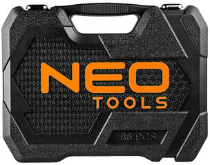 Įrankių rinkinys Neo 10-060, 86 vnt. kaina ir informacija | Mechaniniai įrankiai | pigu.lt