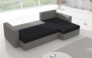 Универсальный угловой диван Livio темно-синий/серый цена и информация | Угловые диваны | pigu.lt