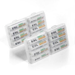 Įkraunamos baterijos, EBL, AAA, Ni-MH, 1100 mAh, 16 vnt. цена и информация | Батарейки | pigu.lt