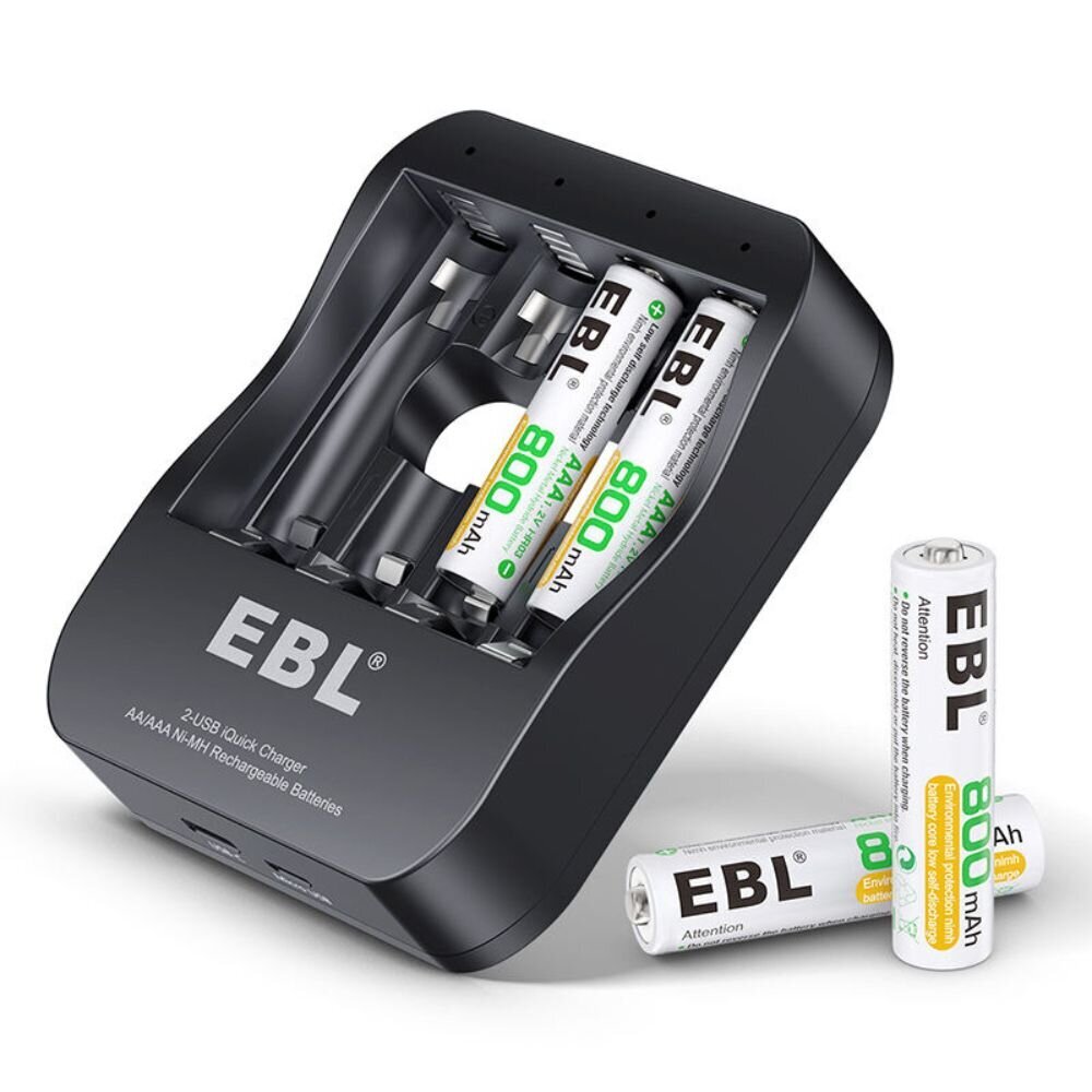 Baterijų įkroviklis EBL iQuick цена и информация | Elementų krovikliai | pigu.lt