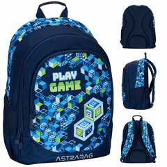 Mokyklinė kuprinė AstraBag AB340 Game 502023062, 20 l, 39x28x15 cm цена и информация | Школьные рюкзаки, спортивные сумки | pigu.lt