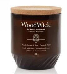 WoodWick kvapioji žvakė Black Currant and Rose цена и информация | Подсвечники, свечи | pigu.lt