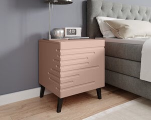 2-ių spintelių prie lovos komplektas Nova, rožinis kaina ir informacija | Spintelės prie lovos | pigu.lt