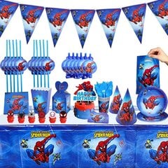 Girlianda Happy birthday Spiderman Žmogus voras, 1 vnt. kaina ir informacija | Dekoracijos šventėms | pigu.lt