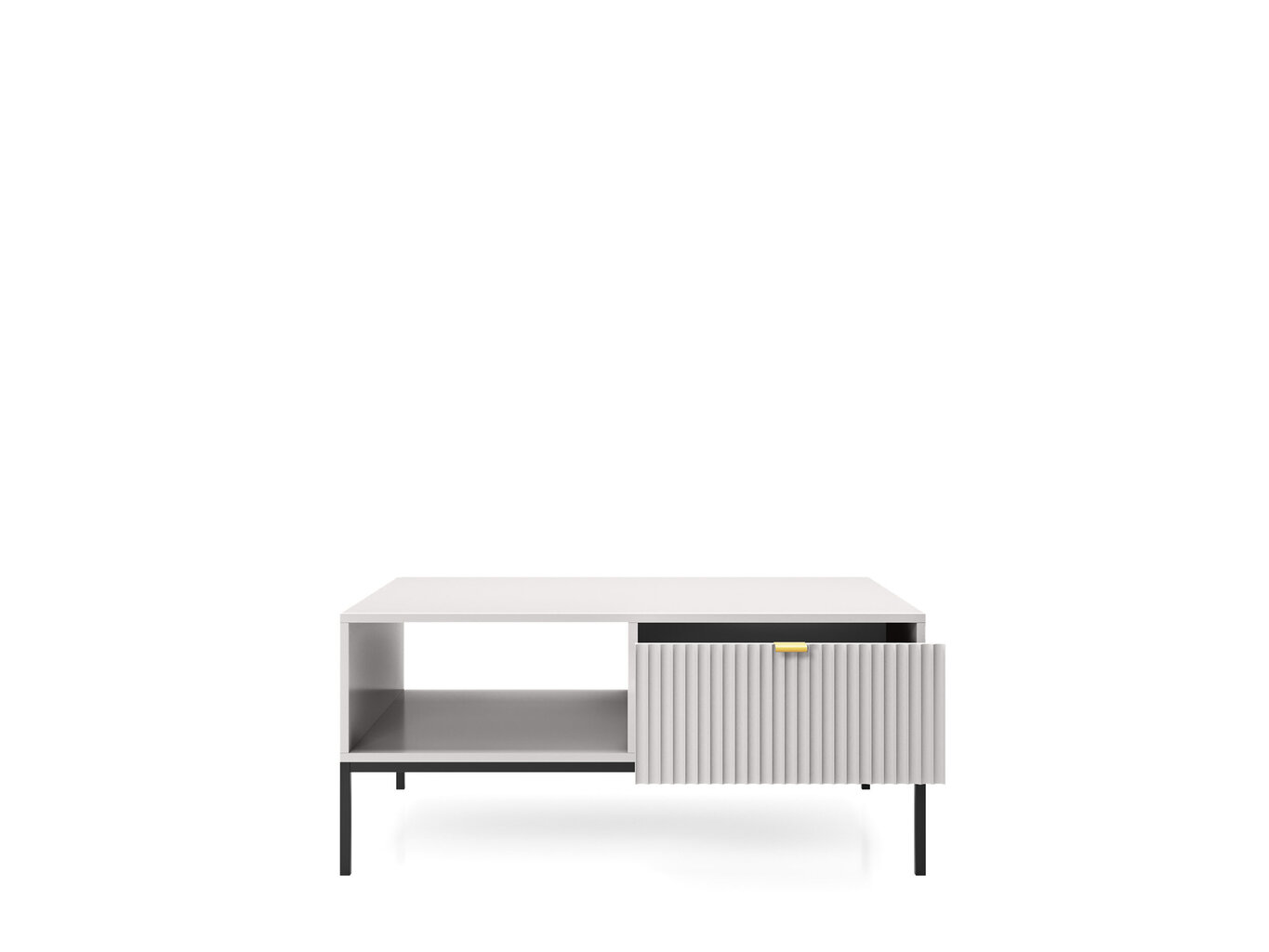 Kavos staliukas AKL Furniture Nova Sands L104, pilkas kaina ir informacija | Kavos staliukai | pigu.lt