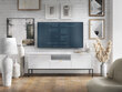 TV staliukas AKL Furniture Nova Sands RTV154, baltas kaina ir informacija | TV staliukai | pigu.lt