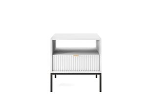 Тумба прикроватная AKL Furniture Nova Sands S54, белый цвет цена и информация | Прикроватные тумбочки | pigu.lt