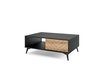 Kavos staliukas AKL Furniture Diamond Sands L104, rudas/juodas kaina ir informacija | Kavos staliukai | pigu.lt