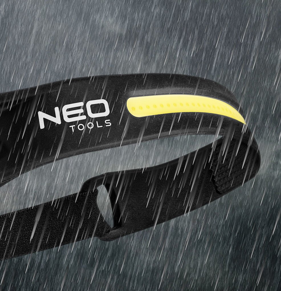 Neo akumuliatorinis LED žibintuvėlis ant galvos 99-097 kaina ir informacija | Žibintuvėliai, prožektoriai | pigu.lt