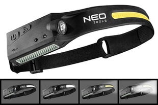 Neo аккумуляторный светодиодный налобный фонарь 99-097 цена и информация | Фонарики, прожекторы | pigu.lt