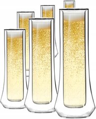 Набор бокалов для шампанского Vialli Design Soho, 2 части цена и информация | Стаканы, фужеры, кувшины | pigu.lt