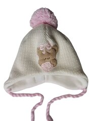 Kepurė mergaitėms Maximo, balta цена и информация | Шапки, перчатки, шарфы для девочек | pigu.lt