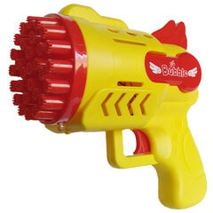 Электрический пистолет для мыльных пузырей Bubble, Желтый цена и информация | Игрушки для песка, воды, пляжа | pigu.lt