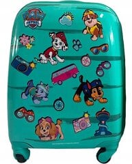 Vaikiškas lagaminas Nickelodeon, žalias цена и информация | Чемоданы, дорожные сумки  | pigu.lt