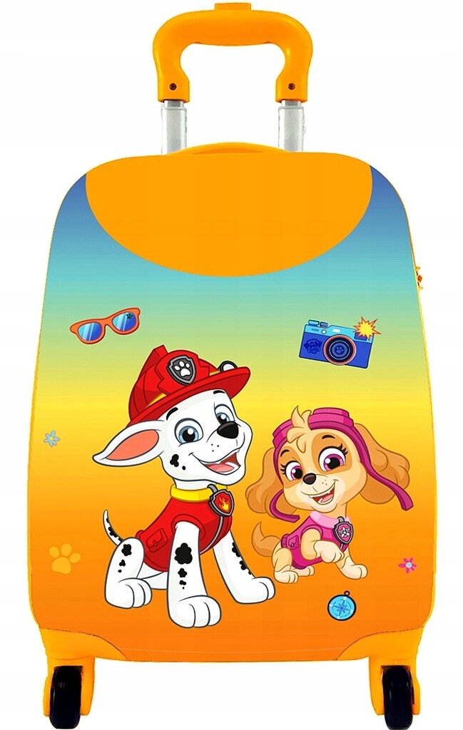 Vaikiškas lagaminas Paw Patrol Nickelodeon, 32 l, geltonas kaina ir informacija | Lagaminai, kelioniniai krepšiai | pigu.lt