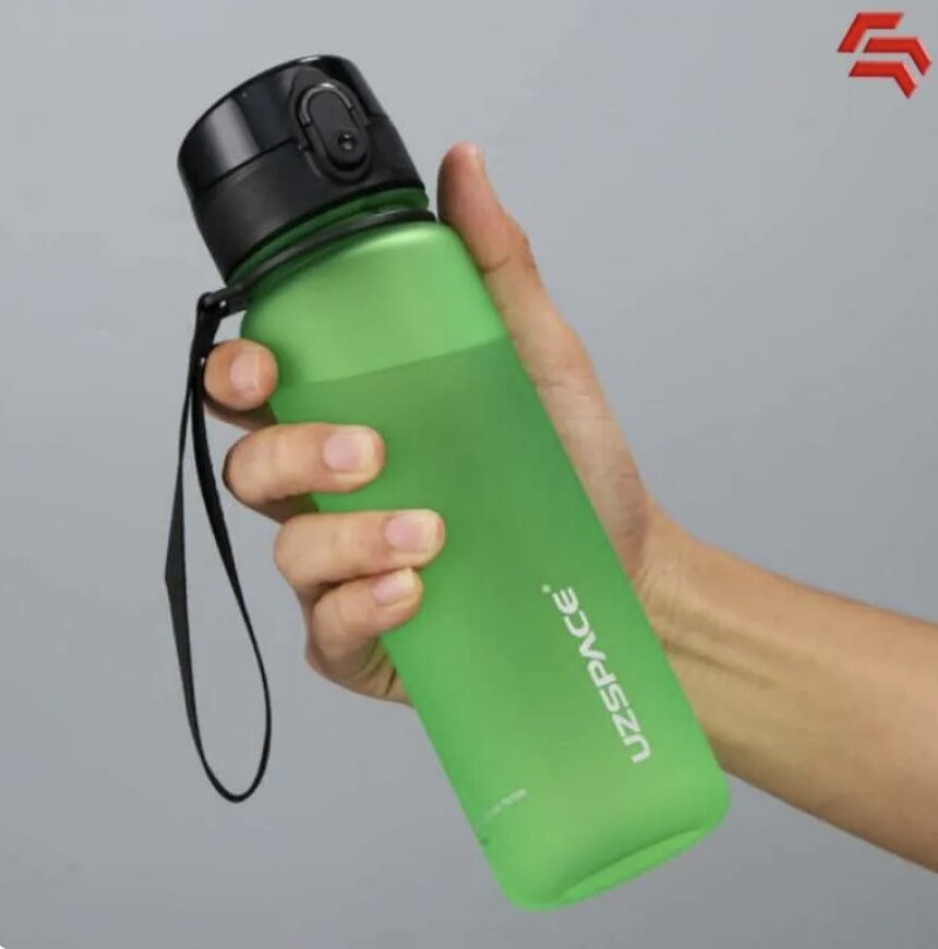 Gertuvė UZSPACE TRITAN 500 ml, plastikas be BPA - 3026-VITALITY-GREEN - Žalia kaina ir informacija | Gertuvės | pigu.lt