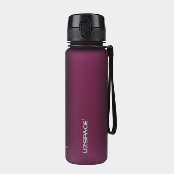 Gertuvė UZSPACE TRITAN 500 ml, plastikas be BPA - 3026-PURPLISH-RED - Bordo kaina ir informacija | Gertuvės | pigu.lt