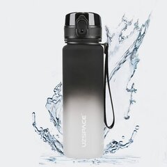 Gertuvė UZSPACE TRITAN 500 ml, plastikas be BPA - 3026-BLACK-WHITE kaina ir informacija | Gertuvės | pigu.lt