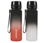 Gertuvė UZSPACE TRITAN 500 ml, plastikas be BPA - 3026-BLACK-RED. -Juoda-raudona цена и информация | Gertuvės | pigu.lt