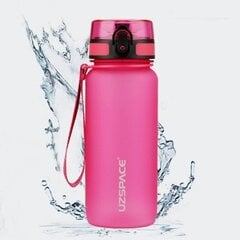 Gertuvė UZSPACE TRITAN 650 ml, plastikas be BPA - 3037-PINK - Rožinė kaina ir informacija | Gertuvės | pigu.lt