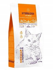 Nekmar cat low grain sterilized mažagrūdis maistas sterilizuotoms katėms, 1.5kg kaina ir informacija | Sausas maistas katėms | pigu.lt