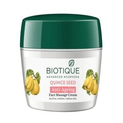 Veido masažinis kremas Biotique Quince Seed Anti-Ageing, 50 g цена и информация | Кремы для лица | pigu.lt