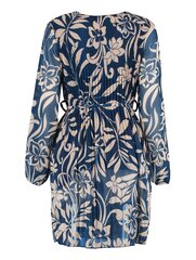 Женское платье ANJA KL*03 4067218509929, синее/бежевое  цена и информация | Платья | pigu.lt