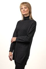 Maglia женский джемпер- туника 822021 01, черный 822021*01-XL цена и информация | Туники | pigu.lt