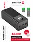 Swissten Power Line 40 000 mAh цена и информация | Atsarginiai maitinimo šaltiniai (power bank) | pigu.lt