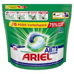 Ariel skalbimo kapsulės, 36 vnt. цена и информация | Средства для стирки | pigu.lt