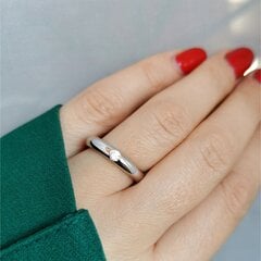 Sidabrinis žiedas su cirkoniu moterims R0138 kaina ir informacija | Žiedai | pigu.lt
