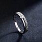 Sidabrinis žiedas su cirkoniu moterims R0303 kaina ir informacija | Žiedai | pigu.lt