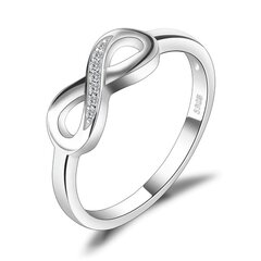 Sidabrinis žiedas su cirkoniu moterims R0090 kaina ir informacija | Žiedai | pigu.lt