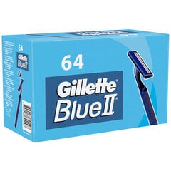 Vienkartiniai skustuvai Gillette Blue, 64 vnt. kaina ir informacija | Skutimosi priemonės ir kosmetika | pigu.lt