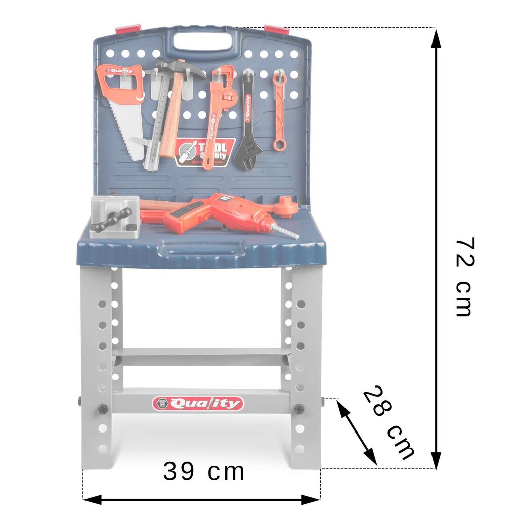 Žaislinis darbo stalas Ricokids, mėlynas цена и информация | Žaislai berniukams | pigu.lt