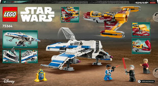 75364 LEGO® Star Wars E-wing™ Новой Республики против истребителя Шин Хати™ цена и информация | Конструкторы и кубики | pigu.lt