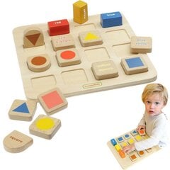 Mokomosios rūšiavimo formos ir spalvos MasterKidz kaina ir informacija | Žaislai kūdikiams | pigu.lt