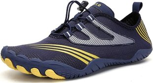 Paplūdimio batai unisex Sixspace, mėlyni/geltoni kaina ir informacija | Vyriškos šlepetės, basutės | pigu.lt
