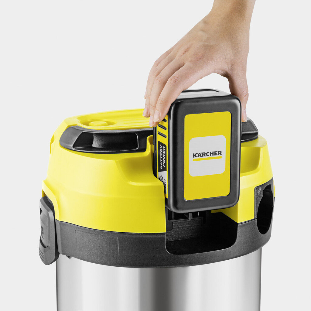 Karcher WD 3-18 S Battery Set kaina ir informacija | Dulkių siurbliai | pigu.lt