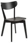Kėdė Actona, juoda kaina ir informacija | Virtuvės ir valgomojo kėdės | pigu.lt