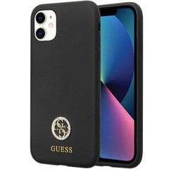 Guess GUHCN614DGPK iPhone 11 | Xr 6.1" czarny|black hardcase Silicone Logo Strass 4G цена и информация | Чехлы для телефонов | pigu.lt