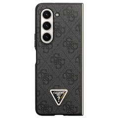 Guess GUHCZFD5P4TDPK F946 Z Fold5 czarny|black hardcase Leather 4G Diamond Triangle цена и информация | Чехлы для телефонов | pigu.lt