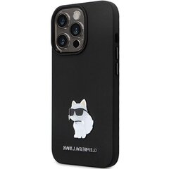 Karl Lagerfeld KLHCP13XSMHCNPK iPhone 13 Pro Max 6.7" czarny|black hardcase Silicone C Metal Pin цена и информация | Чехлы для телефонов | pigu.lt