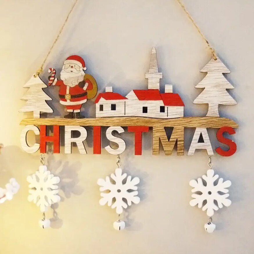 Medinis užrašas Kalėdoms kaina ir informacija | Kalėdinės dekoracijos | pigu.lt