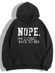 Женский свитер с надписью I'm going back to bed, черный цена и информация | Свитера женские | pigu.lt